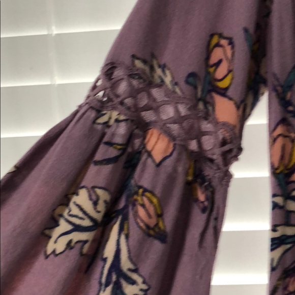 Purple bell sleeve shirt - Picture 3 of 5